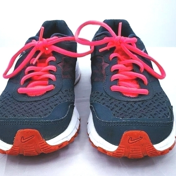 Nike Aeroply Women’s 6 Orange Gray Mesh Shoe - Picture 4 of 9